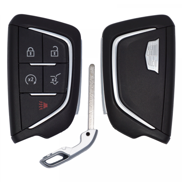 2023-2025 CADILLAC XT4 LYRIQ 5B SMART KEYLESS PROXIMITY REMOTE FOB TRANSMITTER YG0G20TB1 13553714 (SILVER LOGO)