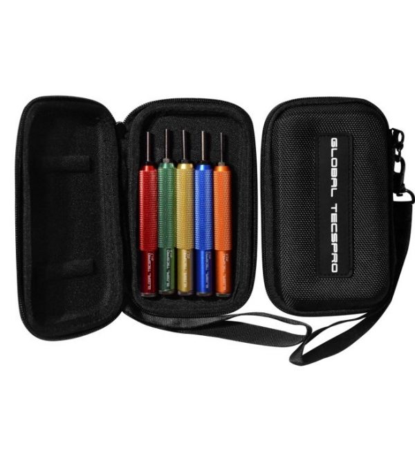 5-PIECE PIN INSTALLING PUNCH SET WITH MAGNETIC CASE (GTL)