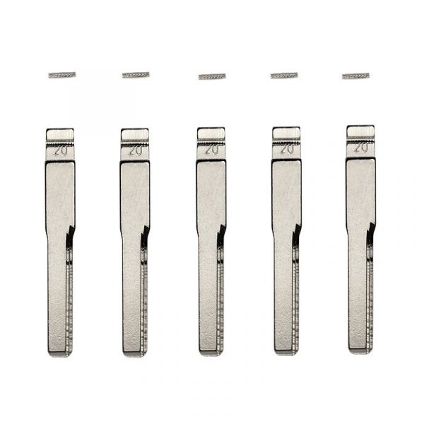 GLOBAL TECSPRO GTL MERCEDES HU64 2-TRACK FLIP KEY BLADE W/ ROLL PINS FOR XHORSE REMOTES